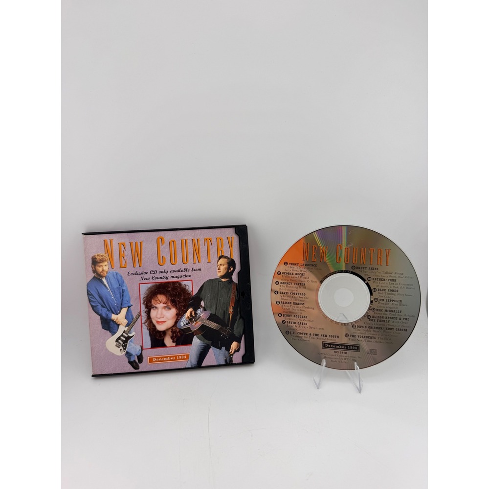 New Country December 1994 CD Various Artists Alison Krauss Jerry Garcia NC1294D